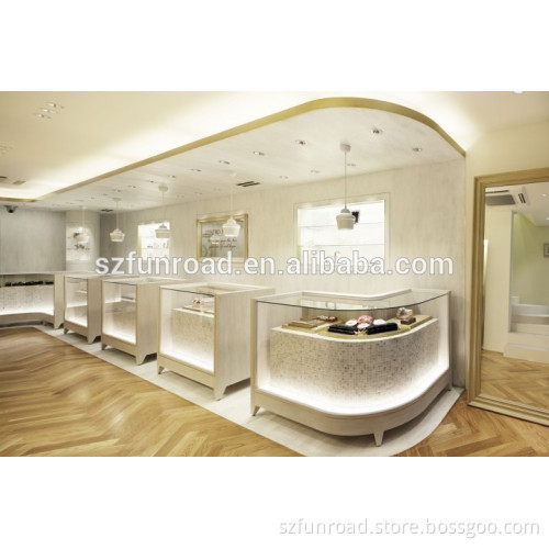 New arrived Jewellery shop interior design jewelry display stands